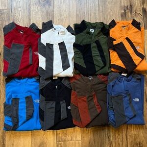 The North Face Multicolor 1/4 Zip Set